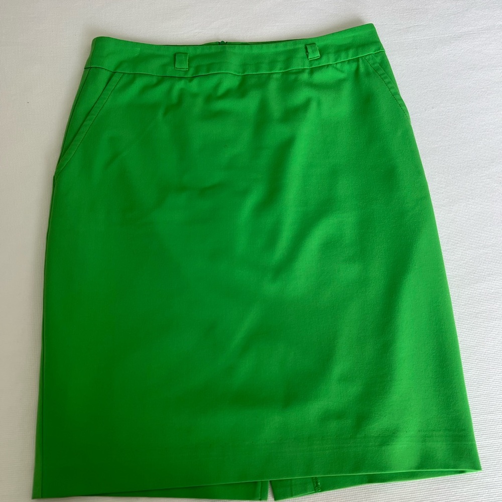Trina Turk Brandi Pencil Straight Skirt Kelly Green Size 2